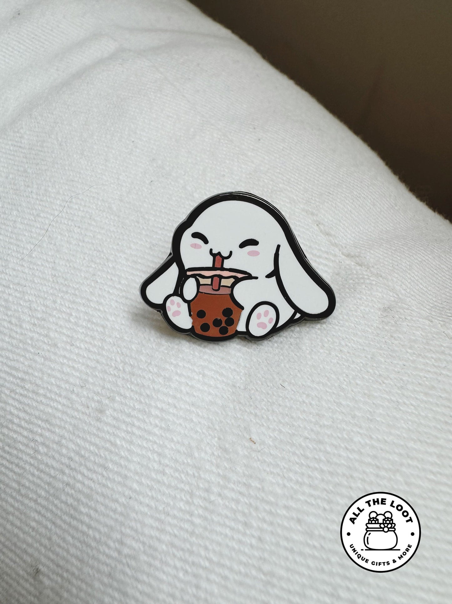 Boba bunny pin
