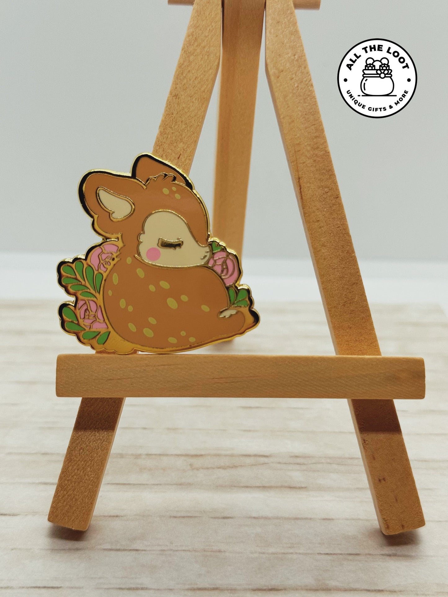 Cute Fora & Fauna Deer pin