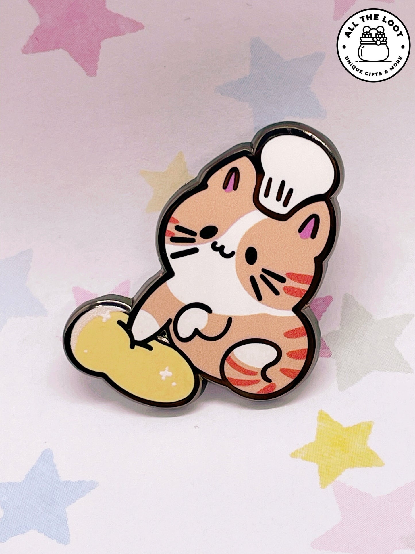 Kawaii Chef Cat Pin