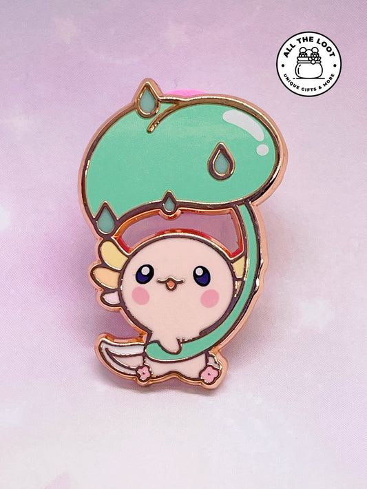 Small Kawaii Axolotl pin