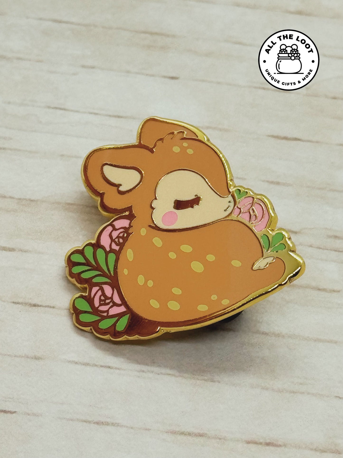 Cute Fora & Fauna Deer pin
