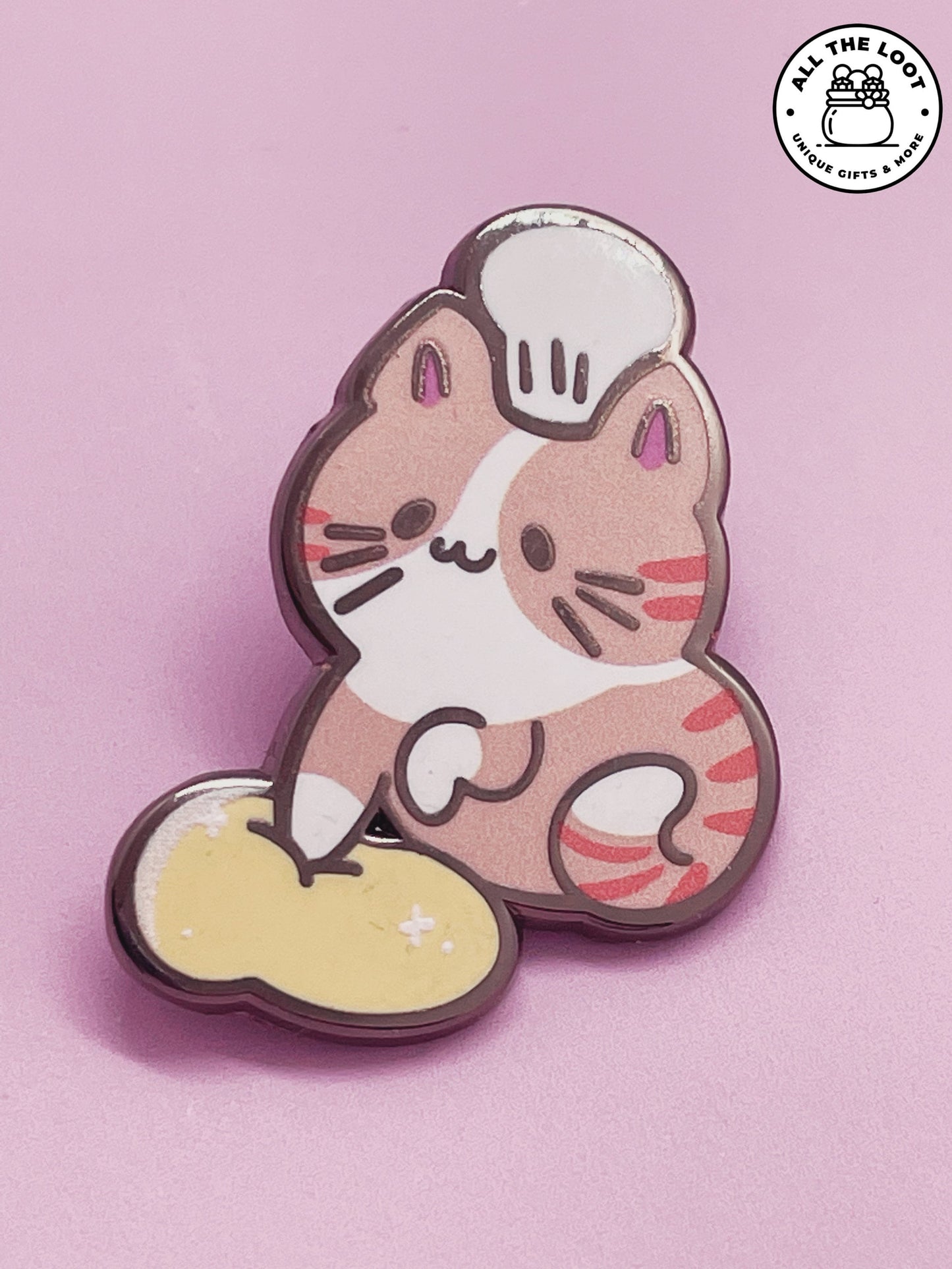 Kawaii Chef Cat Pin