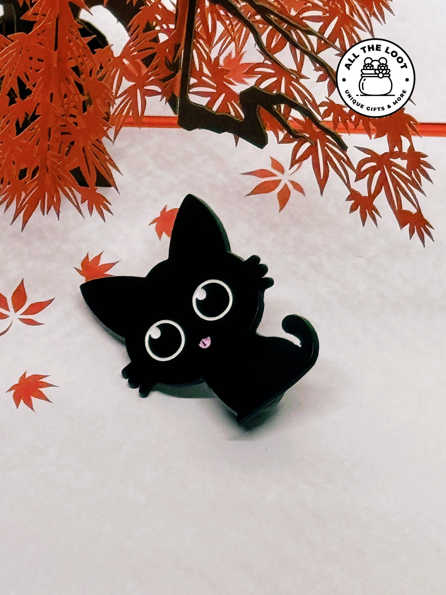 Cute blep Kitty Pin