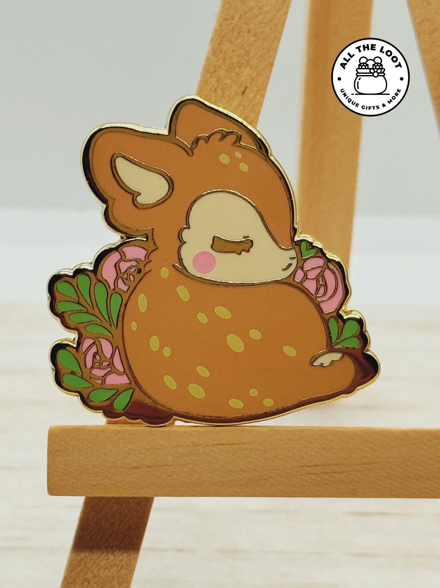 Cute Fora & Fauna Deer pin