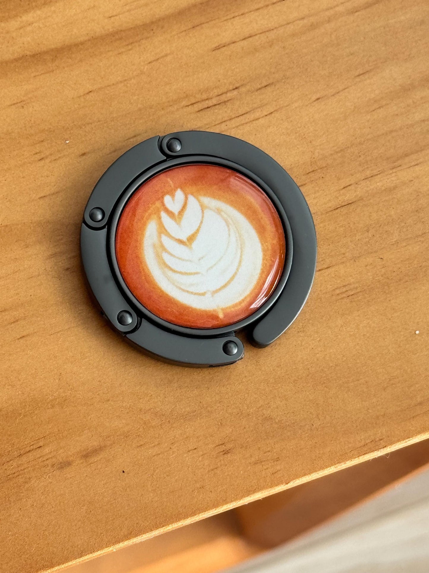 Cozy Latte Purse/bag hook