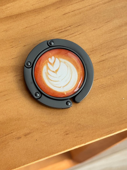 Cozy Latte Purse/bag hook