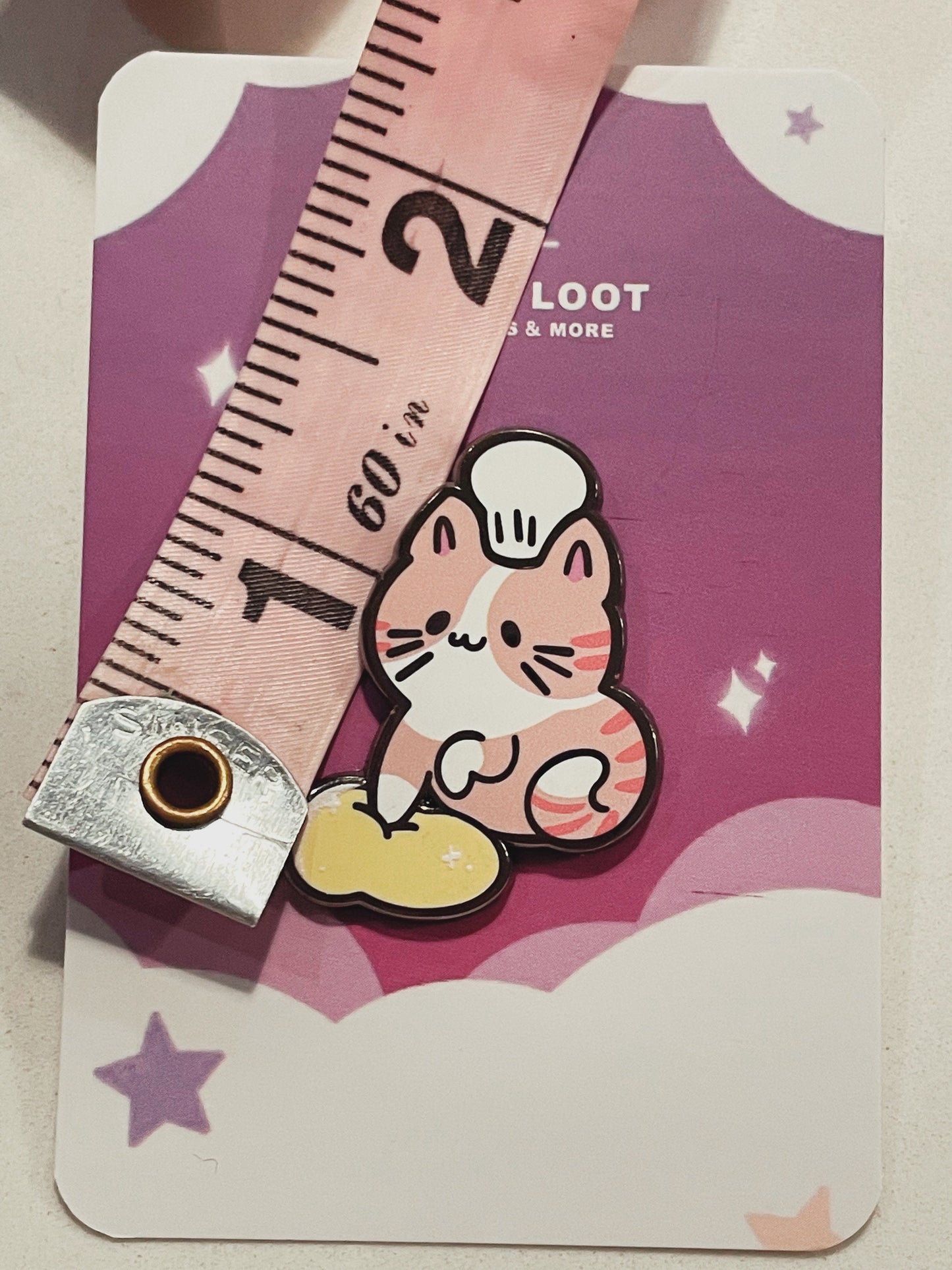 Kawaii Chef Cat Pin
