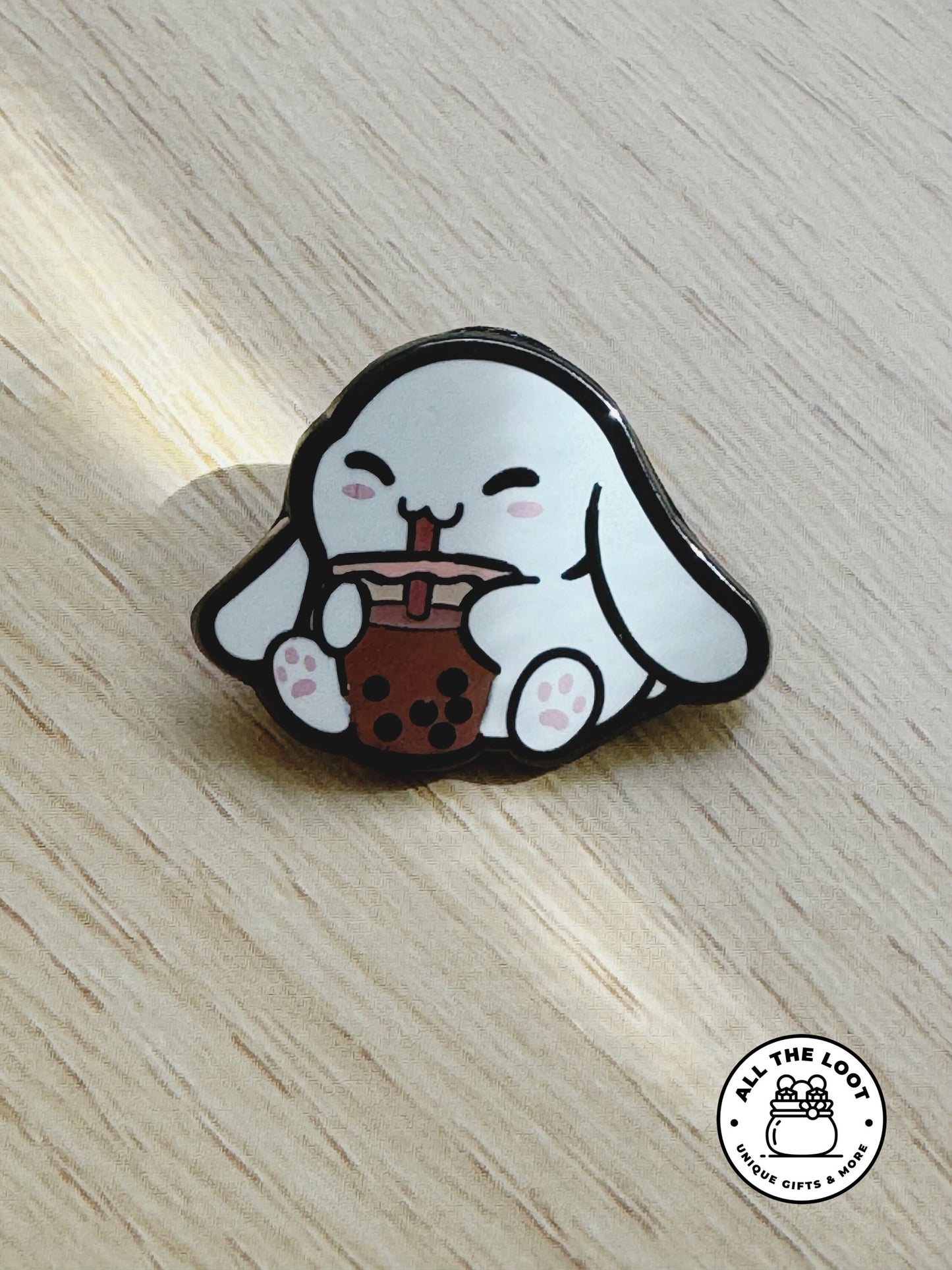 Boba bunny pin