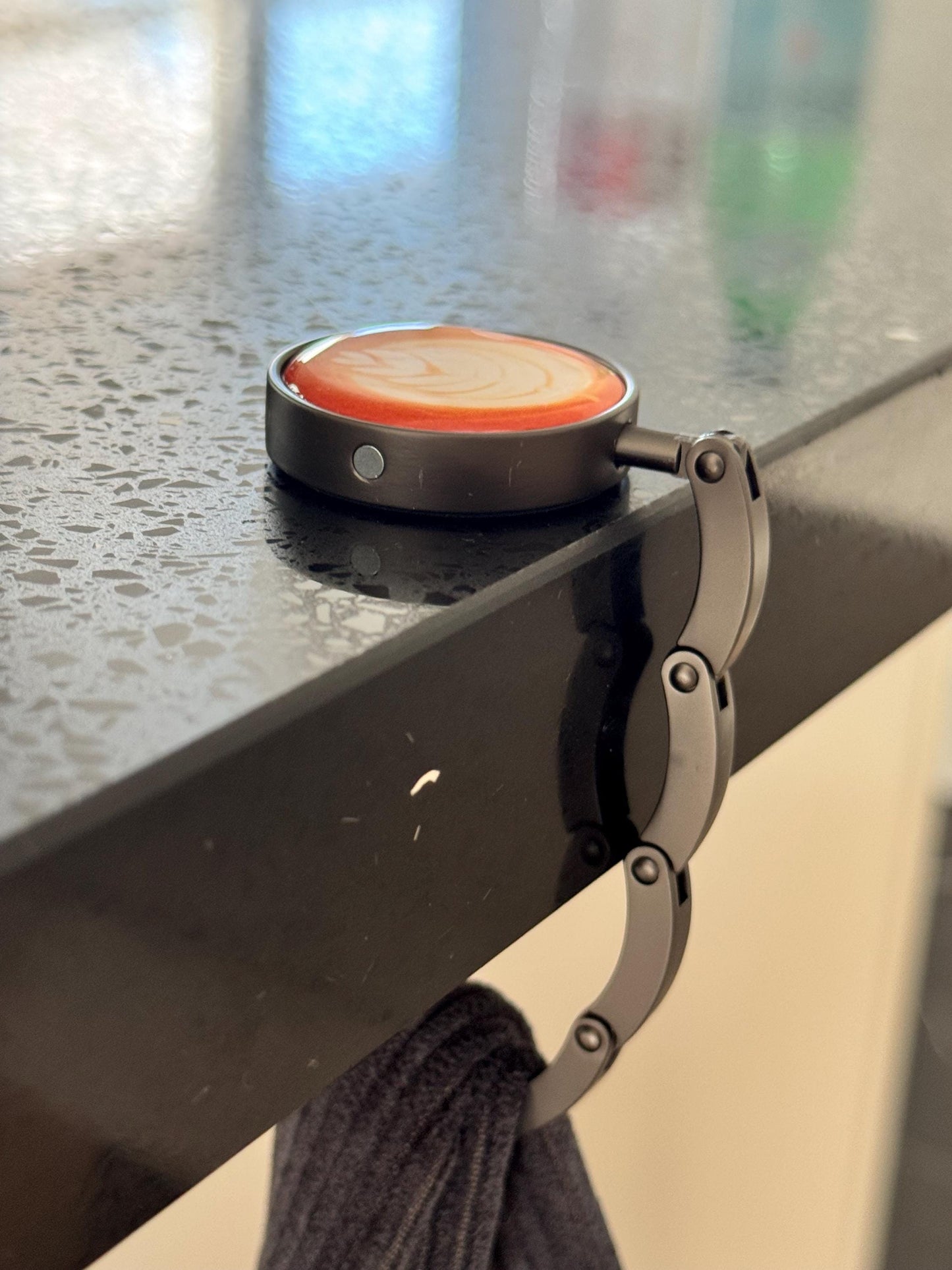 Cozy Latte Purse/bag hook