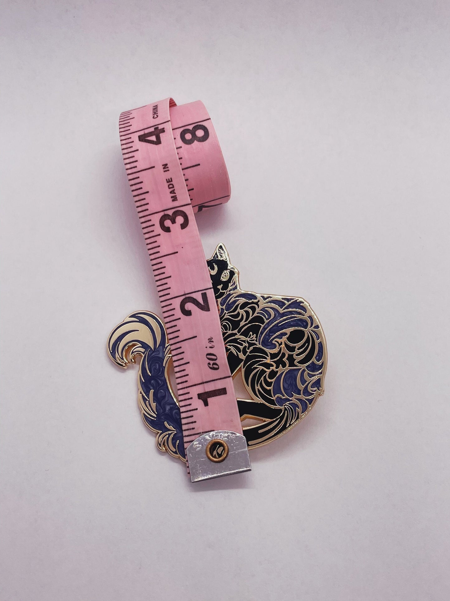 Moon cat pin - Sun cat pin