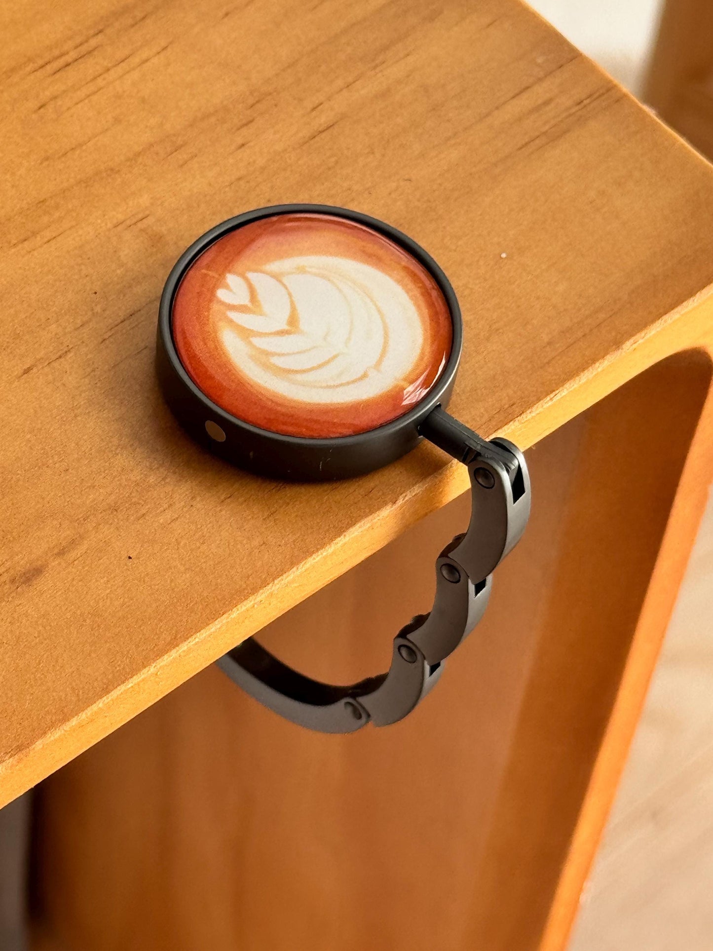 Cozy Latte Purse/bag hook