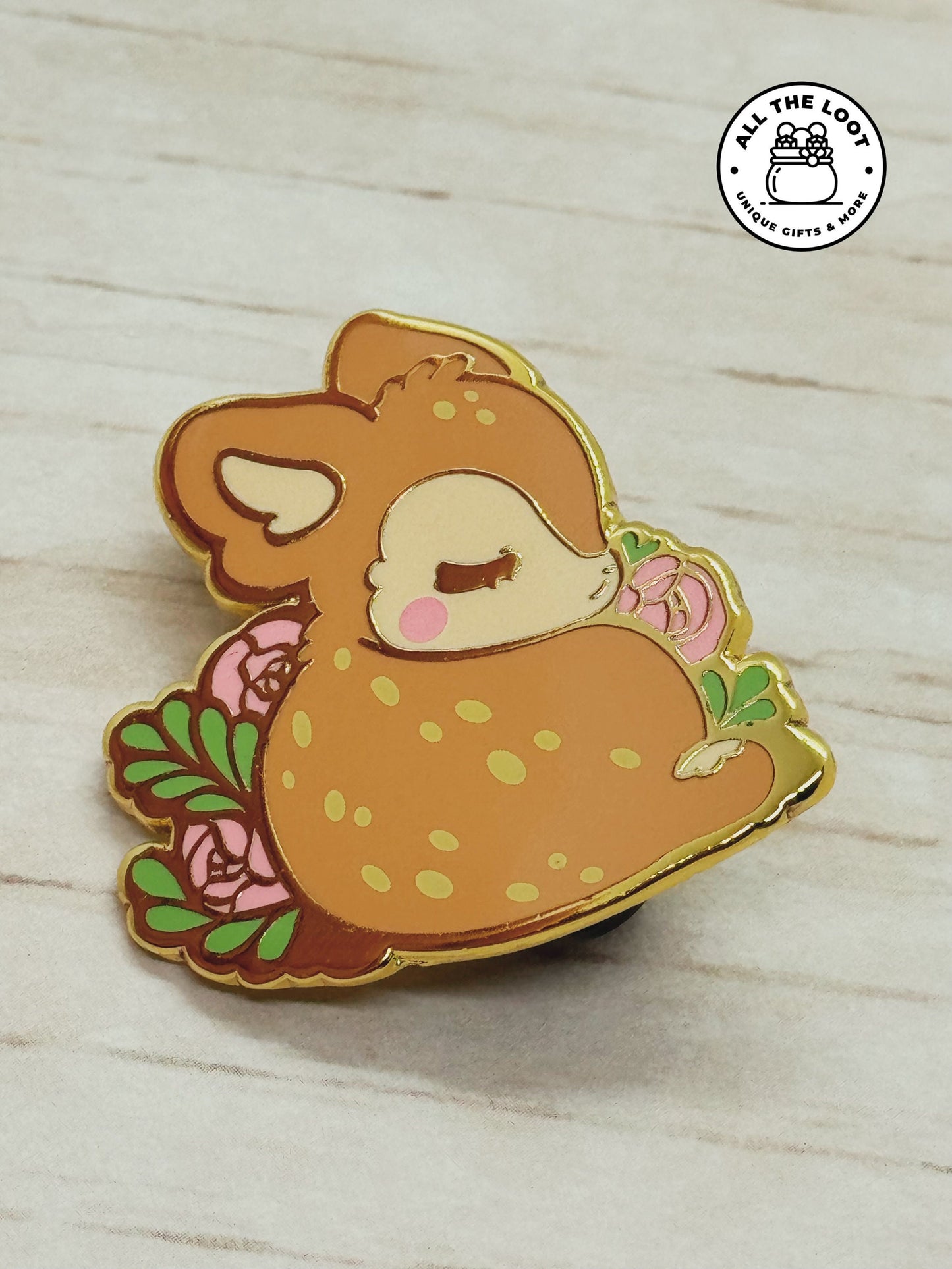 Cute Fora & Fauna Deer pin