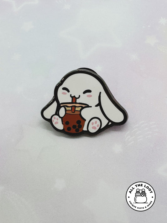 Boba bunny pin